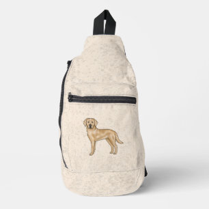 Sac À Bandoulière Labrador Retriever Jaune Chien de Lab Cartoon Mign
