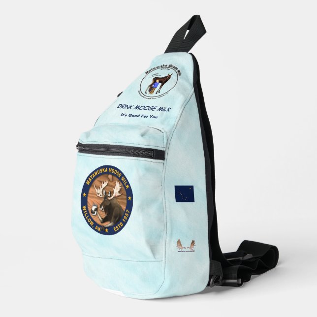 Sac À Bandoulière Lait d'orignal Matanuska (Coin droit)