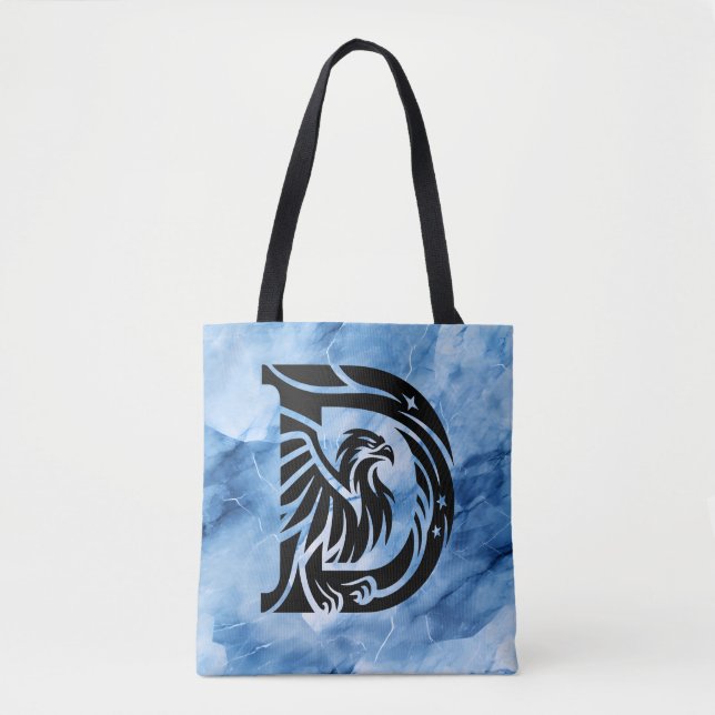 Sac à bandoulière large fumée bleue Dads Bold Eagl (Devant)