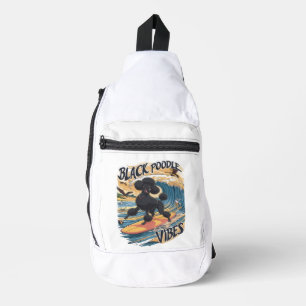 Sac À Bandoulière Le caniche de surf