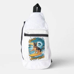 Sac À Bandoulière Le surf berger allemand