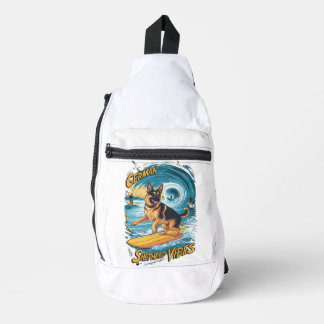 Sac À Bandoulière Le surf berger allemand