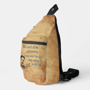 Sac À Bandoulière Les princesses de SlipperyJoe applaudissent affich