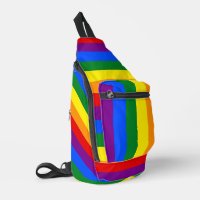 LGBTQ+ Arc-en-ciel en bandes pour le mois de la fi