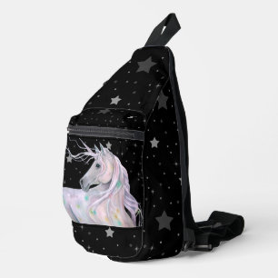 Sac À Bandoulière Licorne Mystique Ciel Étoilé