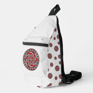 Sac À Bandoulière Machinerie rouge