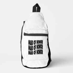 Sac À Bandoulière Maid of Honor Compact noir blanc
