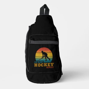 Sac À Bandoulière Manger Dormir Hockey Répéter