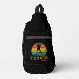 Sac À Bandoulière Manger Dormir Tennis Répéter