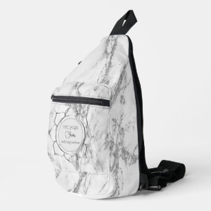Sac À Bandoulière Marbre de Parties scintillant élégant