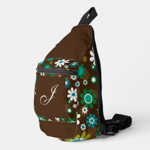 Sac À Bandoulière Marguerites Monogramme