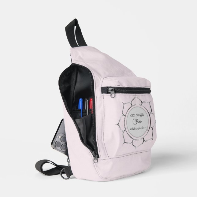 Sac À Bandoulière Marque minimum Lotus Mandala (Ouvrir)