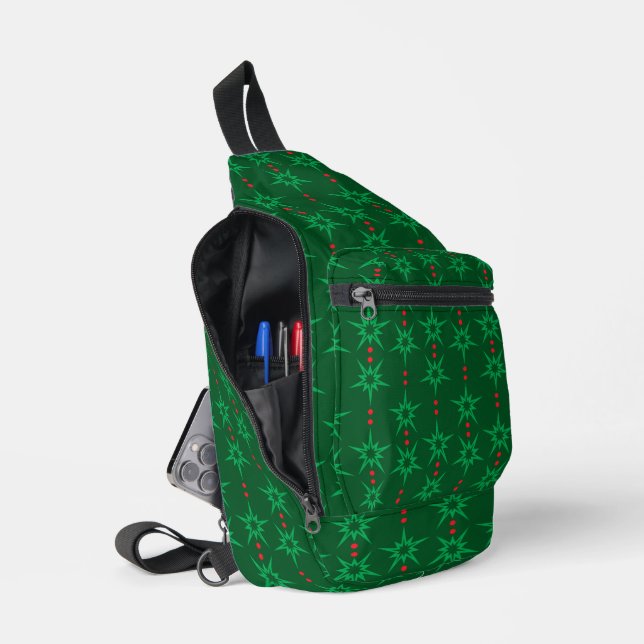 Sac À Bandoulière Mid Mod Garland Green (Ouvrir)