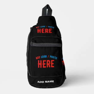SAC À BANDOULIÈRE MODERNE ET MODERNE PERSONNALISABLE NOIR VÉRIFIÉ