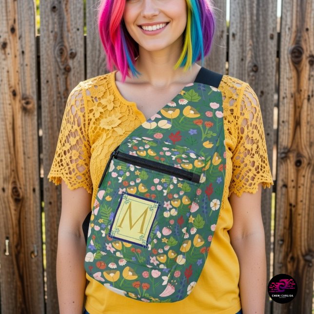 Sac À Bandoulière Monogramme de printemps (Color outside the lines. Carry it with confidence. 🌈🌿)