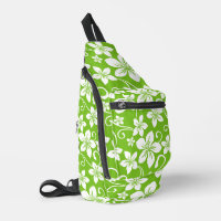 MOTIF BLUE HAWAII À LIME