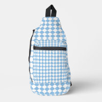 Motif de chèques bleu et blanc
