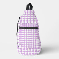 Motif de vérification violet et blanc