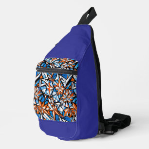 Sac À Bandoulière Motif numérique géométrique abstrait moderne 50