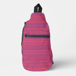Sac À Bandoulière Motif sans couleur rouge violet