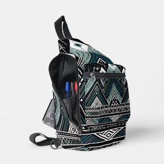 Sac À Bandoulière Mountain Peaks Tribal Géométrique