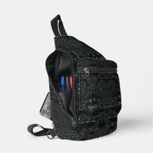 Sac À Bandoulière Noir avec points blancs