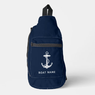 Sac À Bandoulière Nom du bateau d'Ancres nautiques Croisière personn