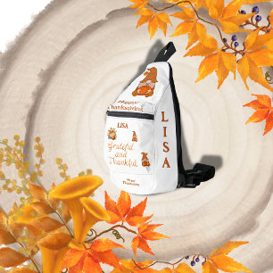 Sac À Bandoulière Nom gracieux et de gratitude Monogramme  