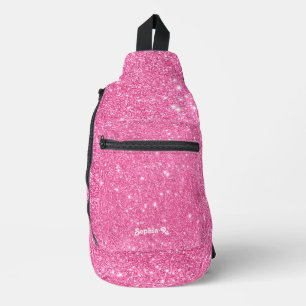 Sac À Bandoulière Nom personnalisé Fille Faux Parties scintillant ro
