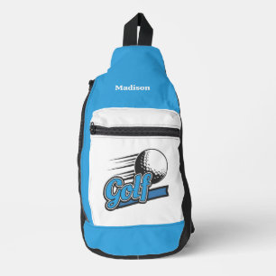 Sac À Bandoulière Nom personnalisé Golf