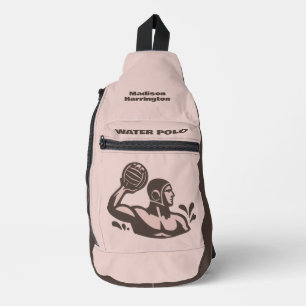 Sac À Bandoulière Nom personnalisé Water Polo
