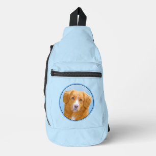 Sac À Bandoulière Nouvelle-Écosse Peinture de chien pour l'essayeur