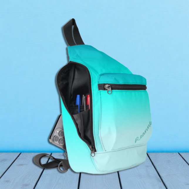 Sac À Bandoulière Ombre Turquoise (Créateur téléchargé)