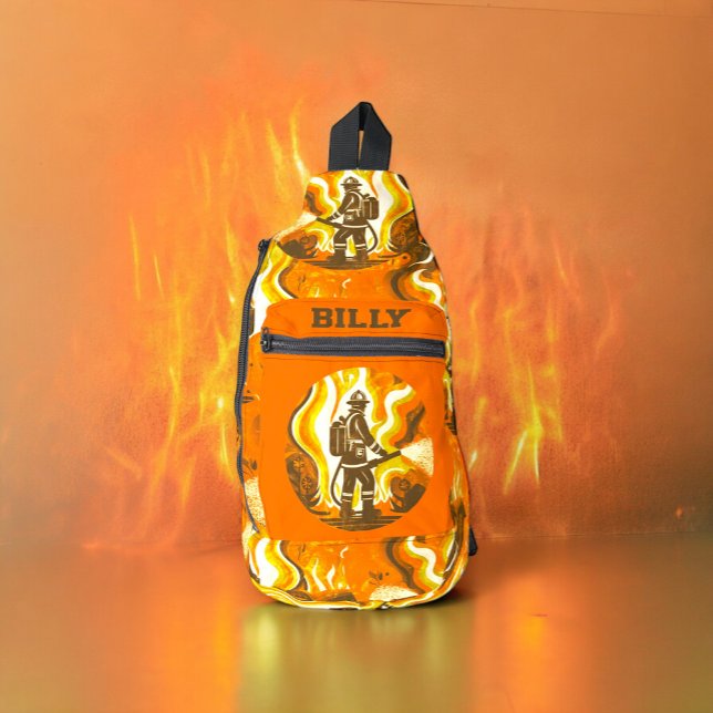 Sac À Bandoulière Orange feu de forêt (Créateur téléchargé)