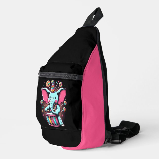 Sac À Bandoulière Pachyderme mélodique (Coin droit)