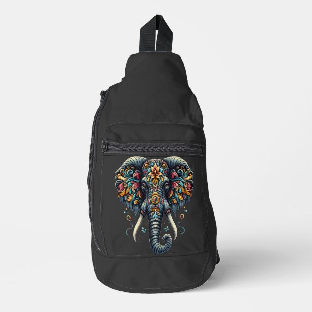 Sac À Bandoulière Pachyderme mélodique (Recto)