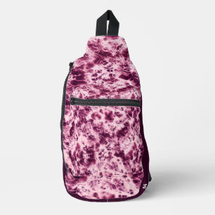 Sac à bandoulière personnalisé en marbre tie dye