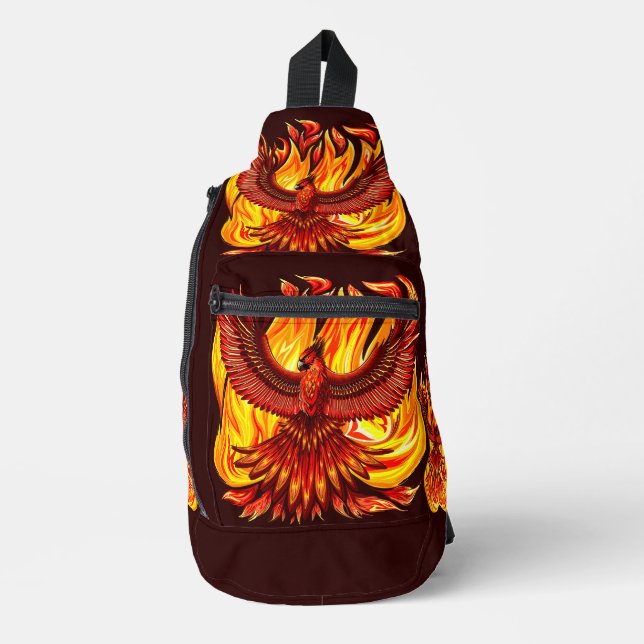 Sac À Bandoulière Phoenix mythologique immortelle Créature (Recto)