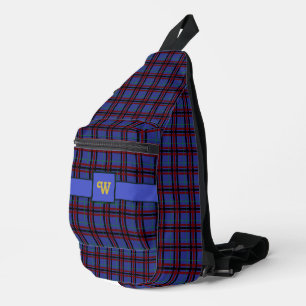 Sac À Bandoulière Plaid aux tons de joaillerie