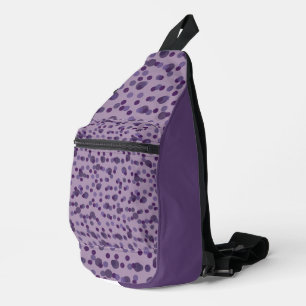 Sac À Bandoulière points violets, lavande et raisin