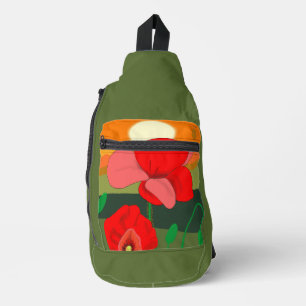 Sac À Bandoulière pré au coucher du soleil