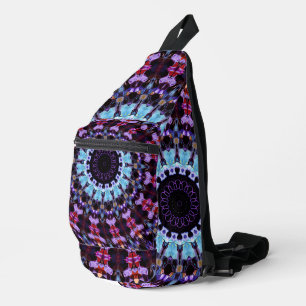 Sac À Bandoulière Retro Psychedelic Mandala Hippie Boho Tie Dye