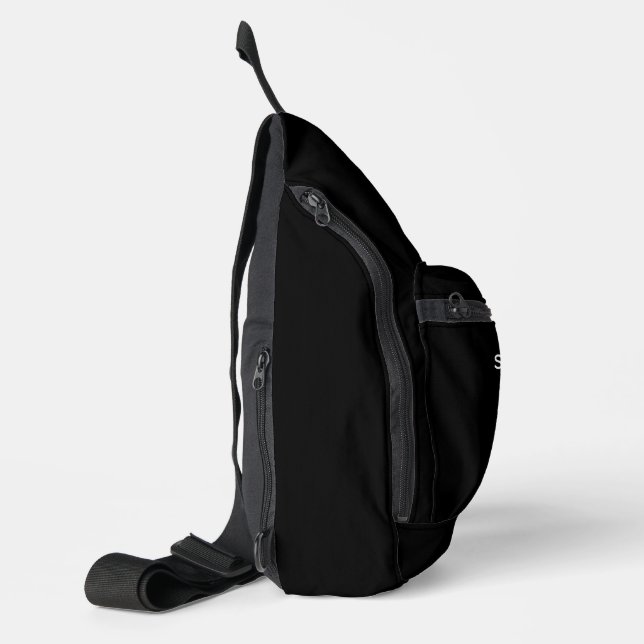 Sac À Bandoulière Sign Language Interpreter Sling Bag Black (Gauche)