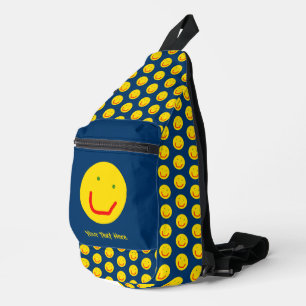 Sac À Bandoulière Soleil souriant, visage joyeux