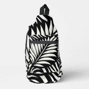Sac À Bandoulière Style Leaf Zebra Stripes