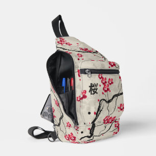 Sac À Bandoulière Style oriental Sakura Cherry Blossom Art