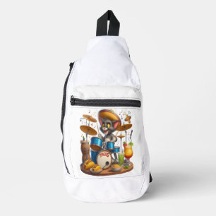 Sac À Bandoulière Taco Tunes : Batteur de chats