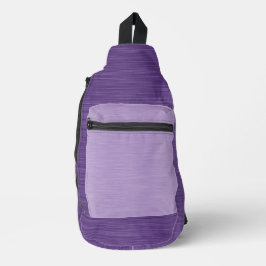 SAC À BANDOULIÈRE TEXTURE D'APERÇU DE MÉTAL BRUSÉ POURPULAIRE CLAIR 