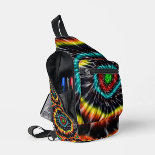 Sac À Bandoulière Tie Dye Opale Noire,  