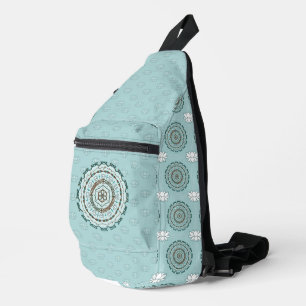 Sac À Bandoulière Tissage Lotus